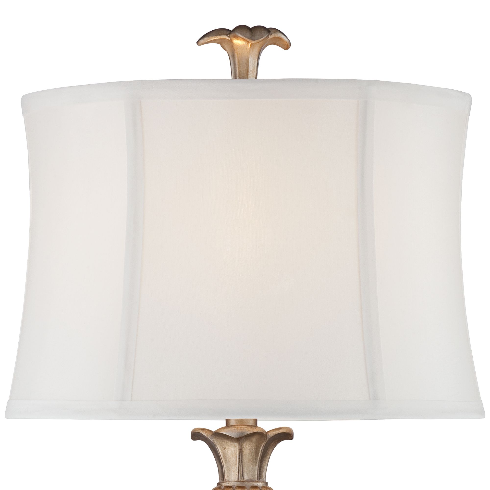 Image 3 Alyson Mercury Glass Table Lamp With 7" Wide Round Riser more views