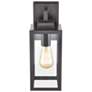 1_Alyssia 13" High Powder-Coated Bronze Outdoor Wall Light