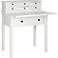 Amada 7-Drawer White 29 3/4" Wide Desk