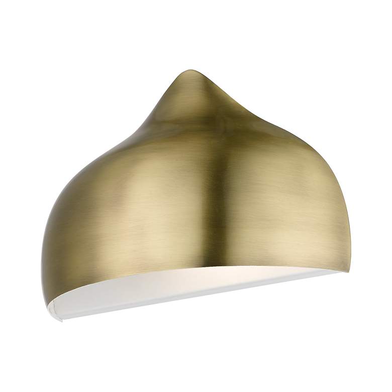 Image 6 Amador 1 Light Antique Brass Wall Sconce more views