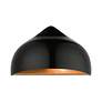 5_Amador 1 Light Shiny Black Wall Sconce more views