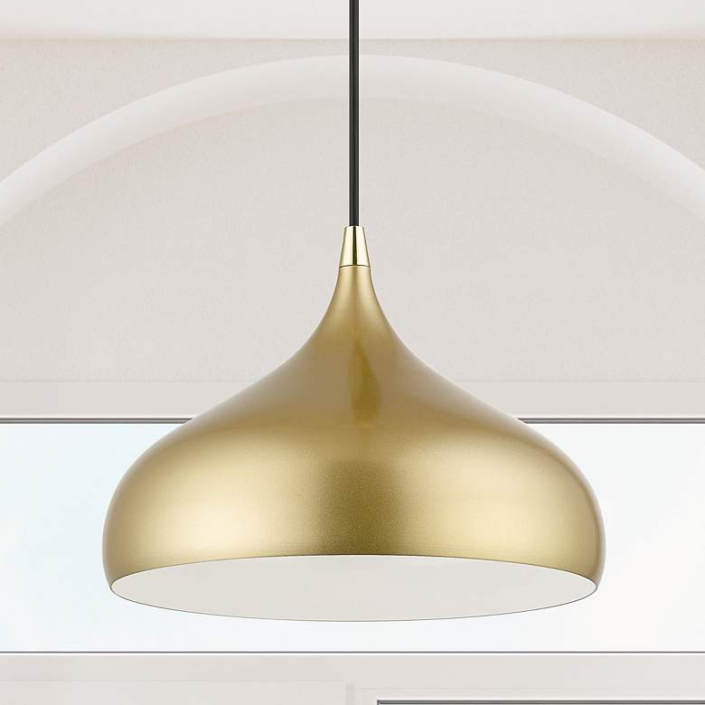 Image 2 Amador 1 Light Soft Gold Pendant