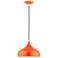 Amador 11 3/4" Wide Shiny Orange Mini Pendant