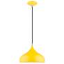 2_Amador 11 3/4" Wide Shiny Yellow Mini Pendant