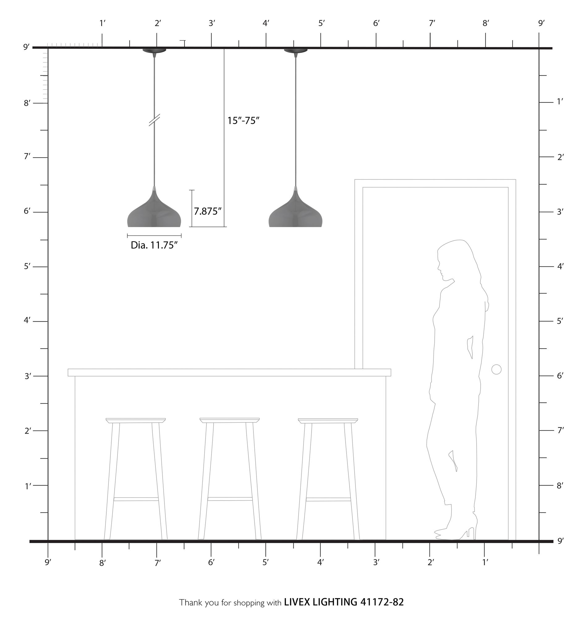 Amador 11 3/4" Wide Shiny Yellow Mini Pendant