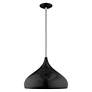 5_Amador 15 3/4" Wide Shiny Black Mini Pendant more views