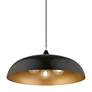 6_Amador 23 3/4" Wide Shiny Black Dome Pendant Light more views