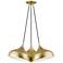 Amador 3 Light Soft Gold Cluster Pendant