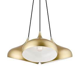 Image5 of Amador 3 Light Soft Gold Cluster Pendant more views