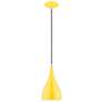 2_Amador 6 1/4" Wide Shiny Yellow Mini Pendant