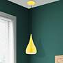 1_Amador 6 1/4" Wide Shiny Yellow Mini Pendant