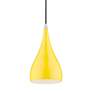 4_Amador 6 1/4" Wide Shiny Yellow Mini Pendant more views