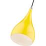 6_Amador 6 1/4" Wide Shiny Yellow Mini Pendant more views