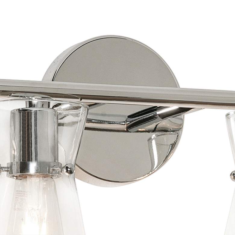 Image 4 Amanda 30 3/4 inch Wide Polished Chrome Metal 4-Light Bath Light more views