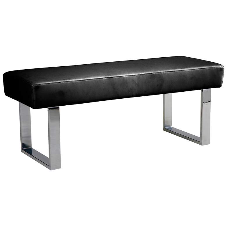 Image 1 Amanda Glossy Black Bench