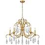 3_Amara 38" Wide Gilded Gold Crystal 5-Light Candle Chandelier