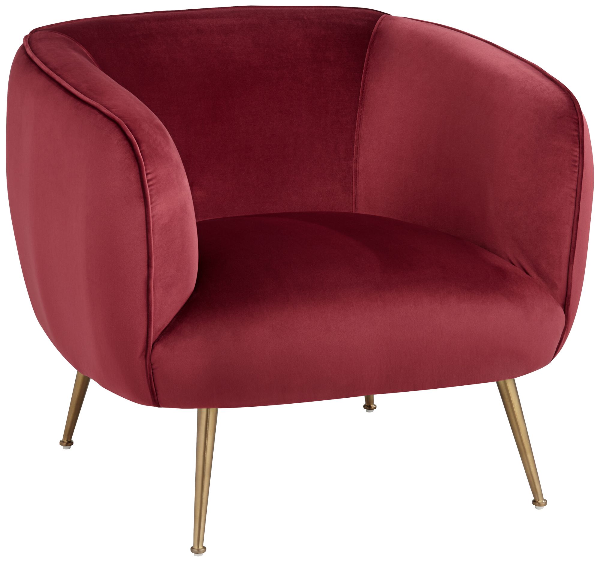 Burgundy pattern accent discount chair