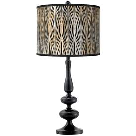 Image1 of Amara Giclee Paley Black Table Lamp
