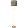 Amara Giclee Warm Gold Stick Floor Lamp
