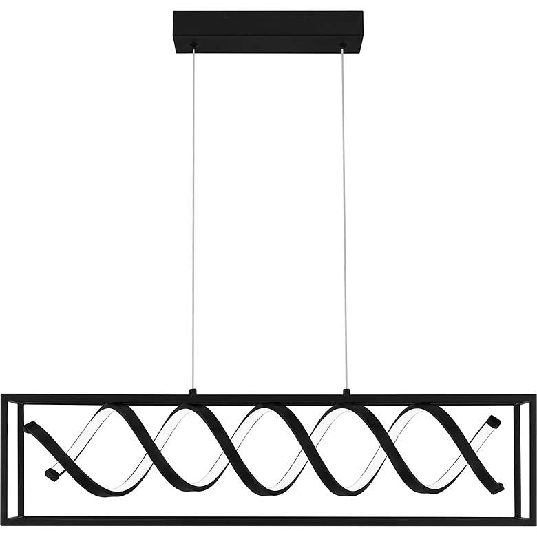 Image 4 Amaranth Integrated LED Matte Black Island Light more views