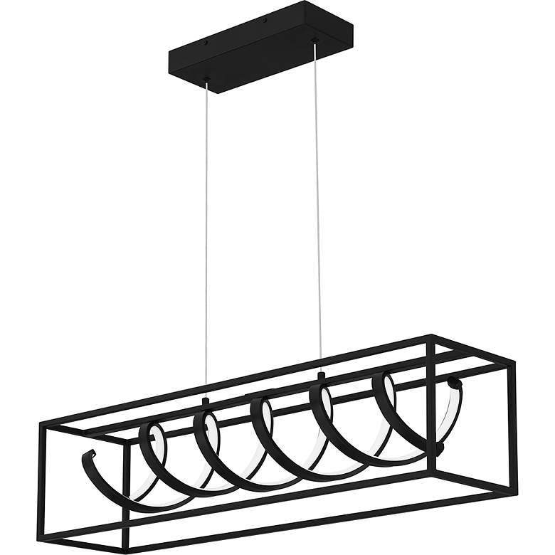 Image 5 Amaranth Integrated LED Matte Black Island Light more views