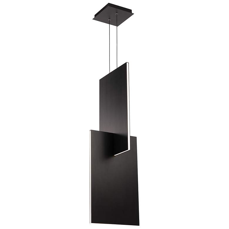 Image 1 Amari 32.38 inchH x 11 inchW 8-Light Mini-Pendant in Black