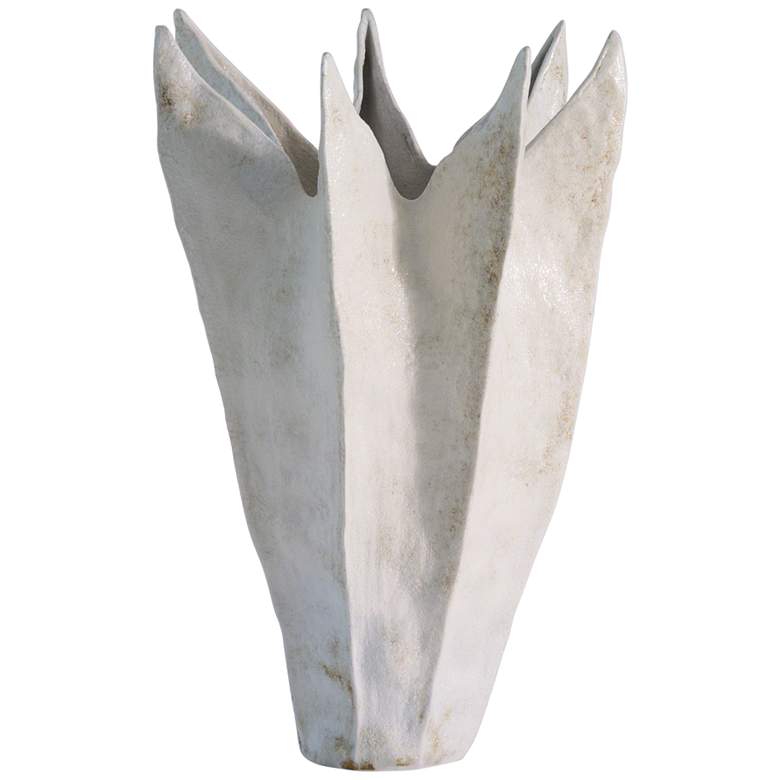 Image 2 Amaryllis 23" High White Porcelain Modern Decorative Vase