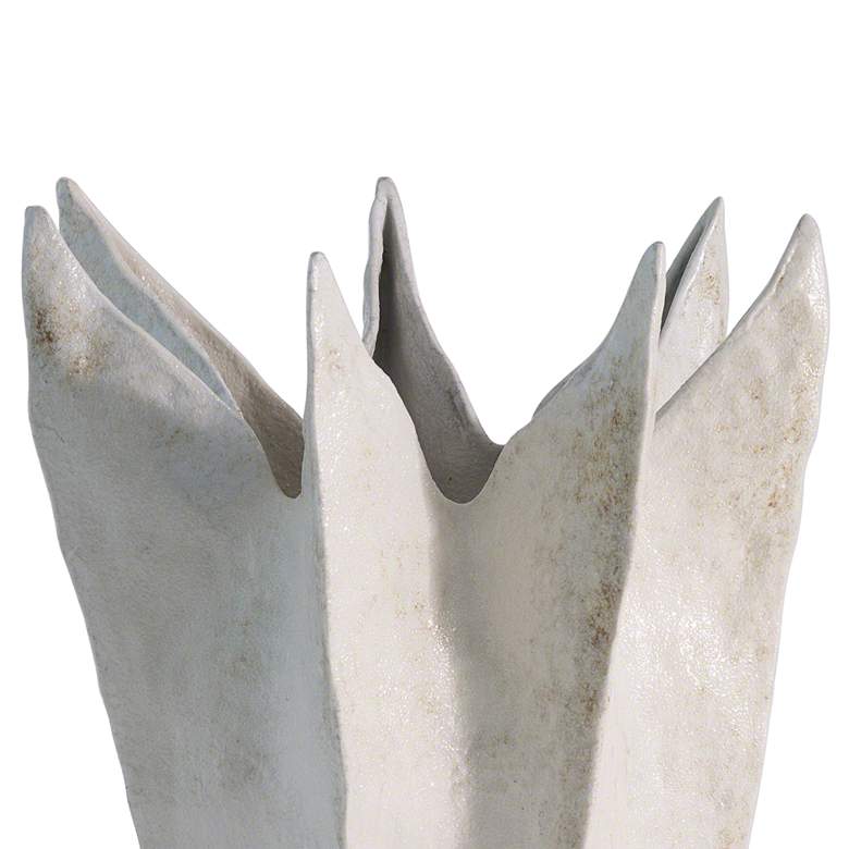 Image 3 Amaryllis 23" High White Porcelain Modern Decorative Vase more views