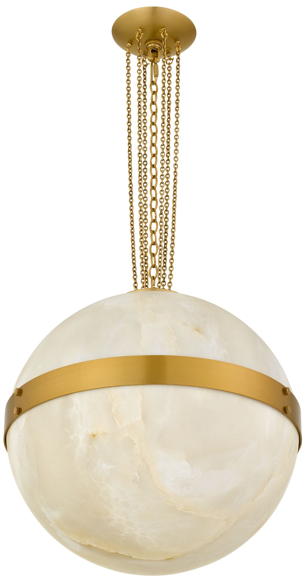 Image 3 Amato 3-Light Brushed Gold Pendant Light more views