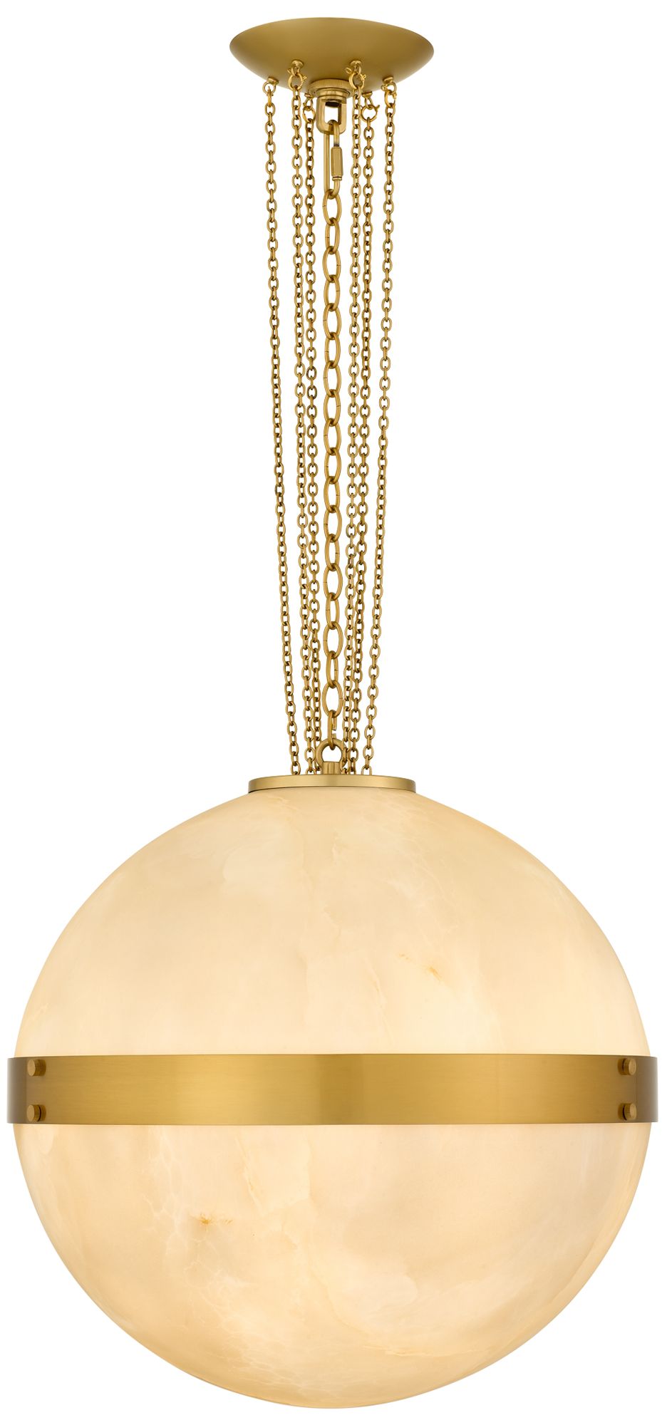 Image 4 Amato 3-Light Brushed Gold Pendant Light more views