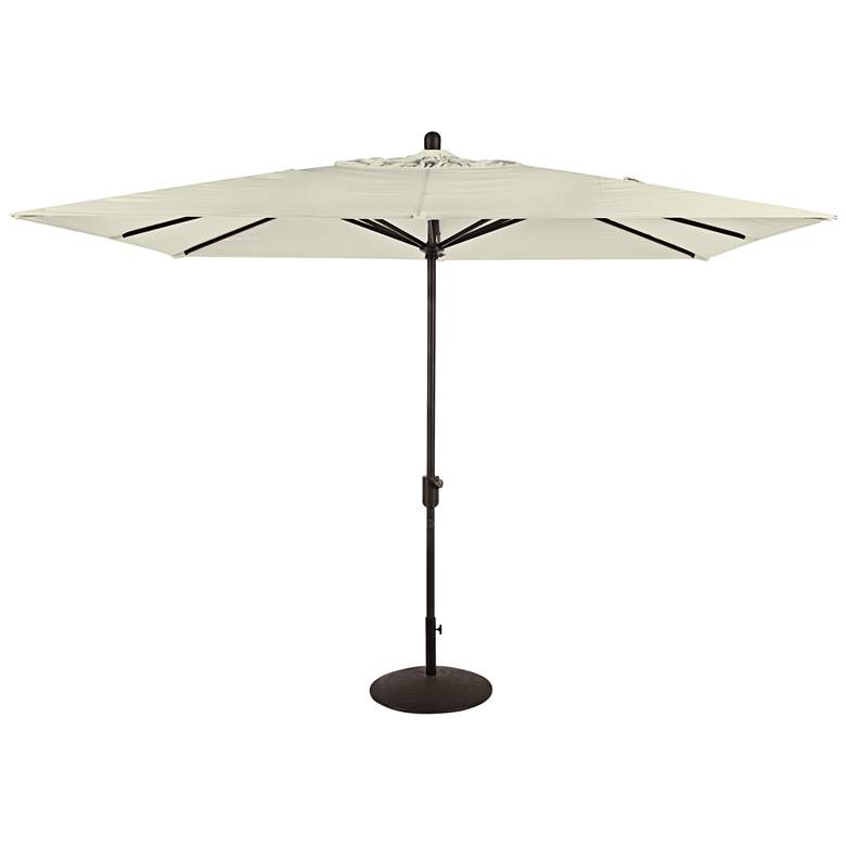 Image 1 Amauri La Jolla 9 3/4-Foot Natural Sunbrella Market Umbrella