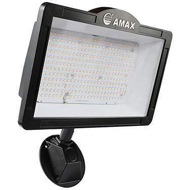 Amax Lighitng Black 8 1/2" High Dusk-to-Dawn LED Outdoor Flood Light