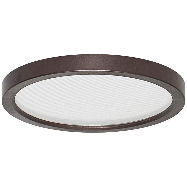 Image 2 Amax Lighting Pancake Disc 5 1/2" Bronze LED Outdoor Ceiling Light