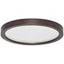 2_Amax Lighting Pancake Disc 5 1/2" Bronze LED Outdoor Ceiling Light