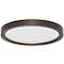 Amax Lighting Pancake Disc 5 1/2" Bronze LED Outdoor Ceiling Light