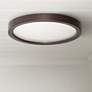 1_Amax Lighting Pancake Disc 5 1/2" Bronze LED Outdoor Ceiling Light