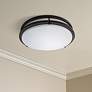 1_Amax Zaire Bronze 14" Wide Modern Flushmount LED Ceiling Light