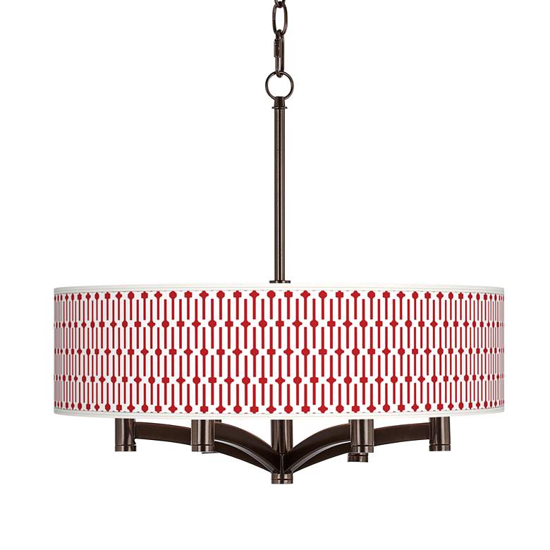 Image 1 Amaze Ava 6-Light Bronze Pendant Chandelier