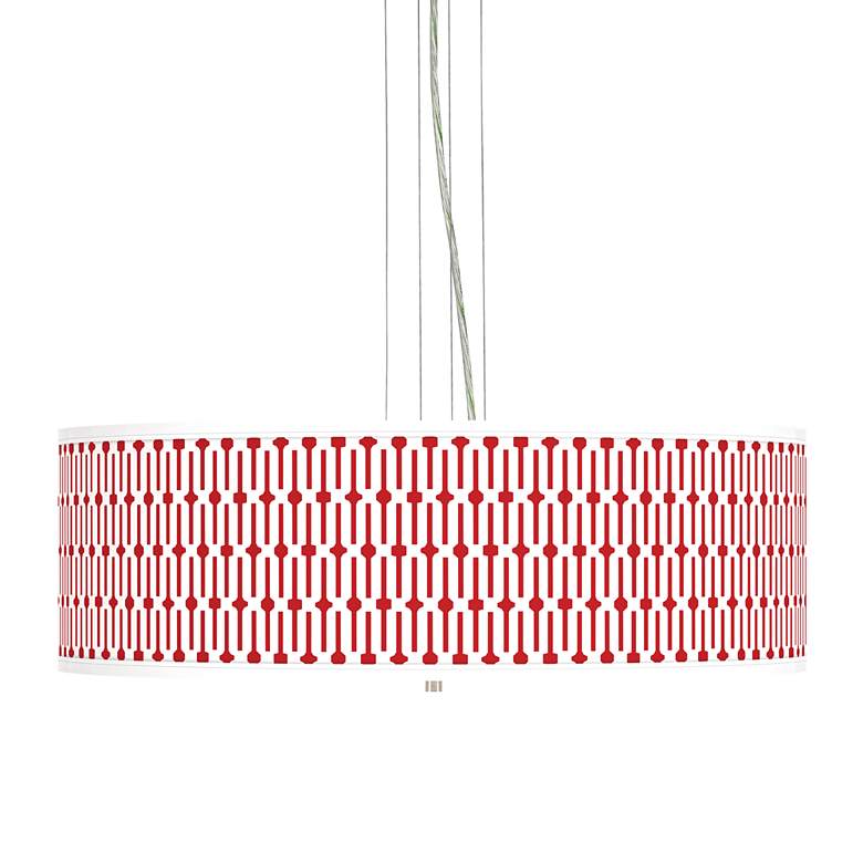 Image 1 Amaze Giclee 24" Wide 4-Light Pendant Chandelier