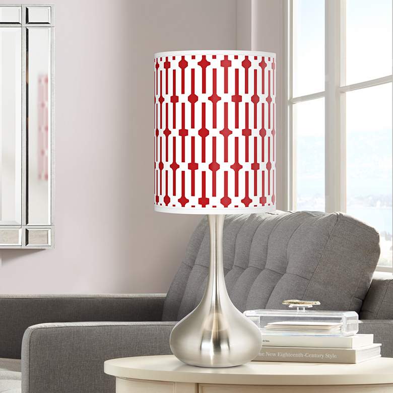 Image 1 Amaze Giclee Droplet Table Lamp