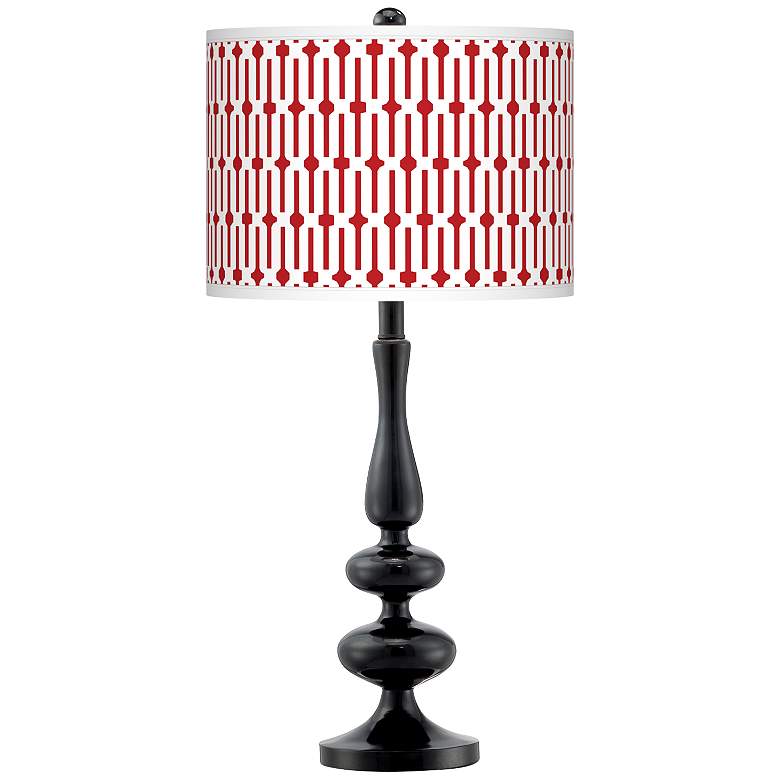 Image 1 Amaze Giclee Paley Black Table Lamp