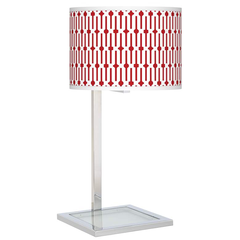 Image 1 Amaze Glass Inset Table Lamp