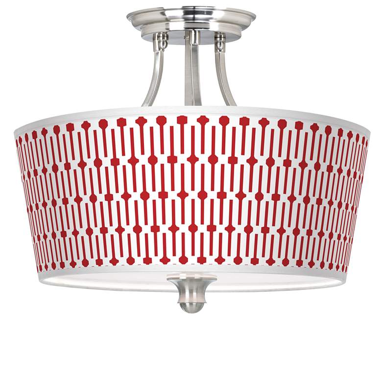 Image 1 Amaze Tapered Drum Giclee Ceiling Light