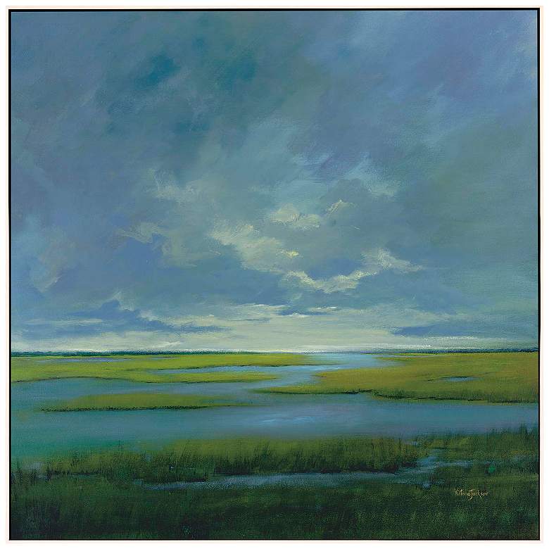 Image 1 Amazing Grace 52"W x 52"H Coastal Canvas