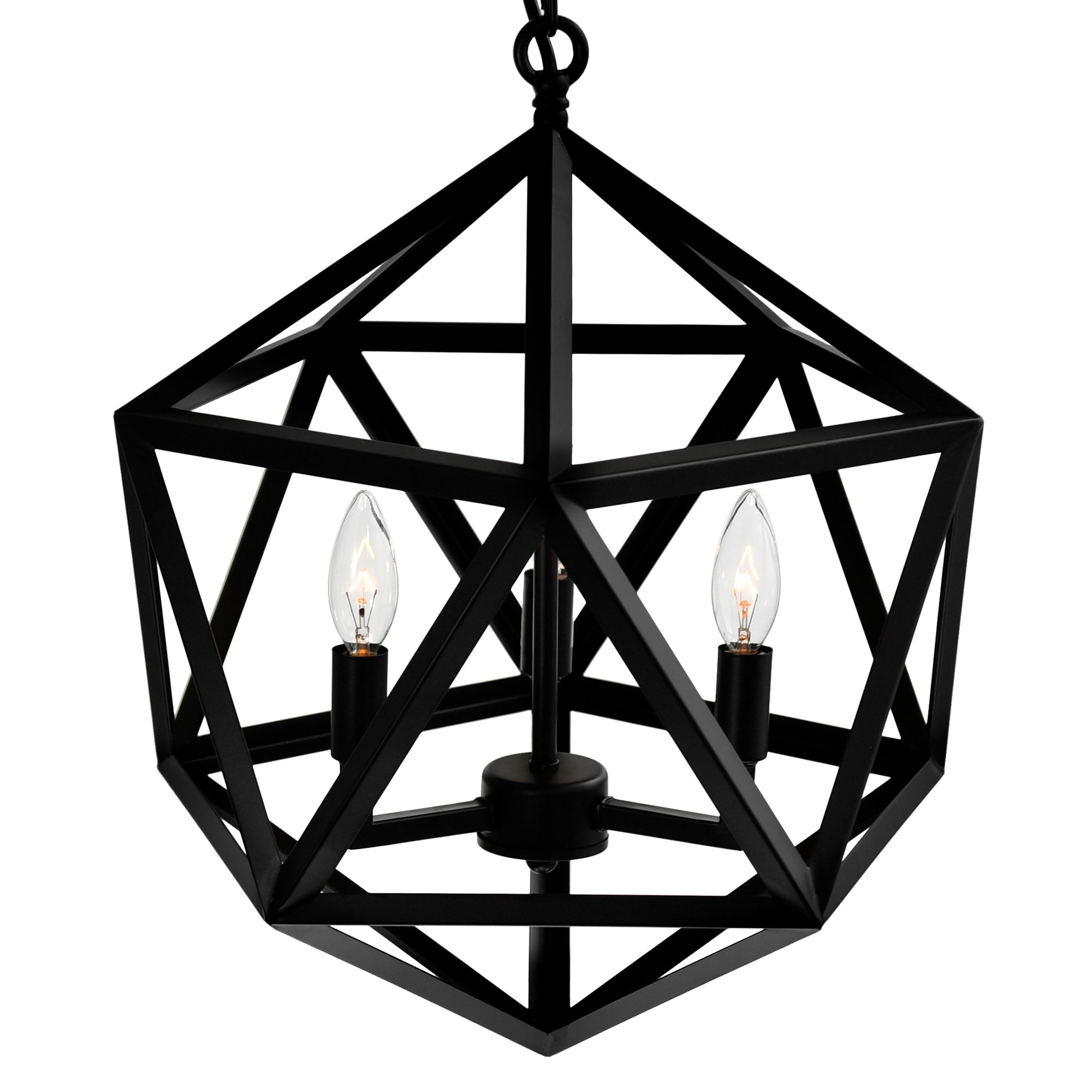 Image 5 Amazon 3 Light Up Pendant With Black Finish more views