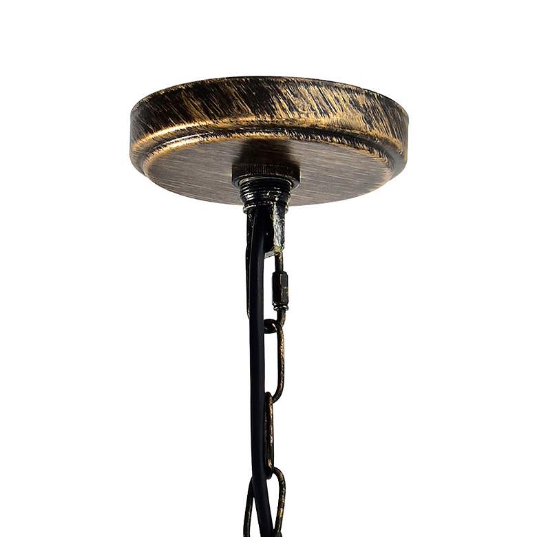 Image 5 Amazon 4 Light Up Pendant With Antique forged copper Finish more views
