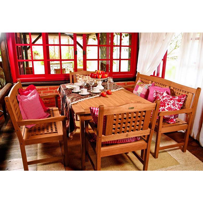 Image 1 Amazonia 5-Piece Milano Rectangular Porto Dining Set