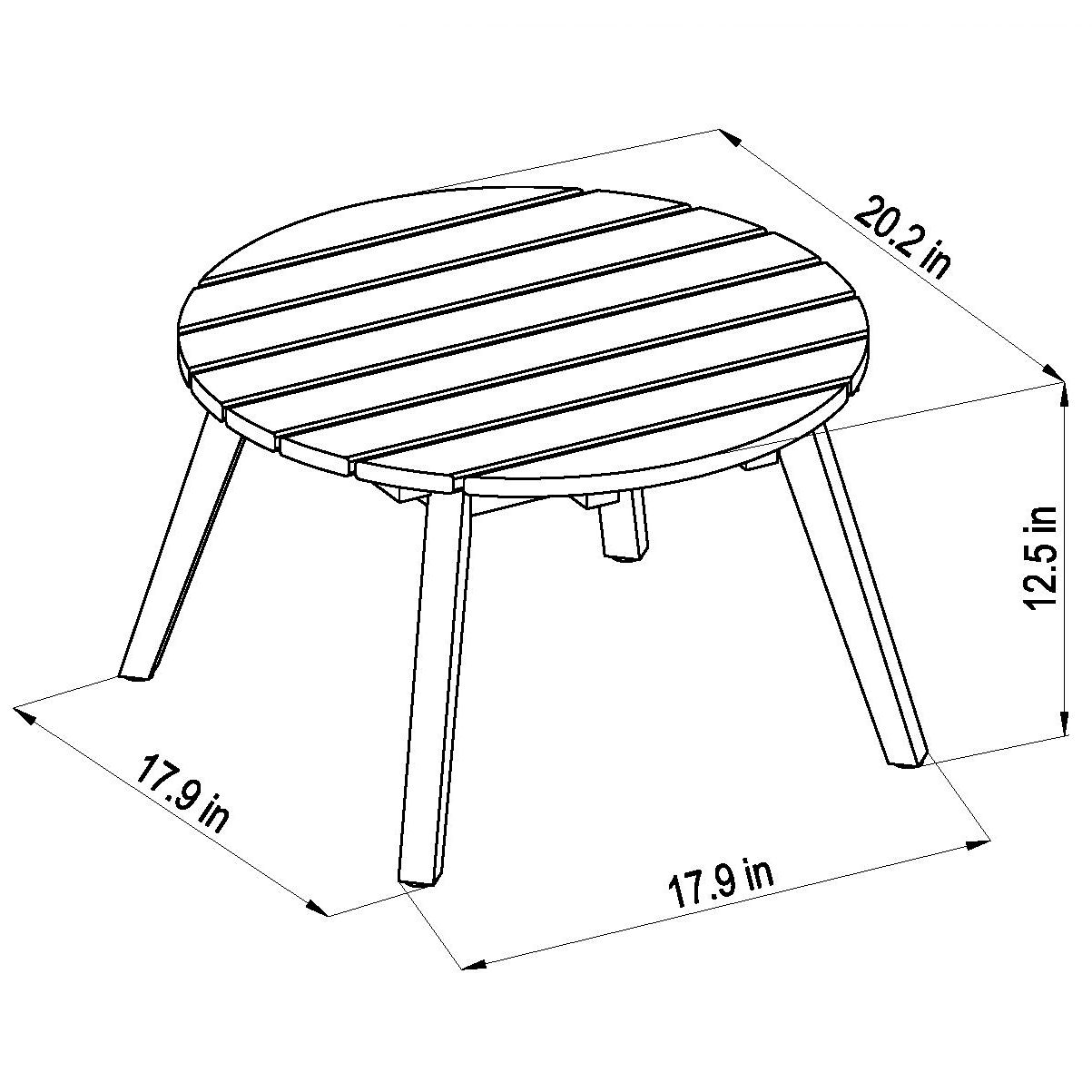 Amazonia Trevi 3-Piece Black and Teak Eucalyptus Sofa Set in scene