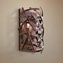 Thumbnail1 of Ambassador 15 1/4"H Copper Patina Abstract Wall Sconce