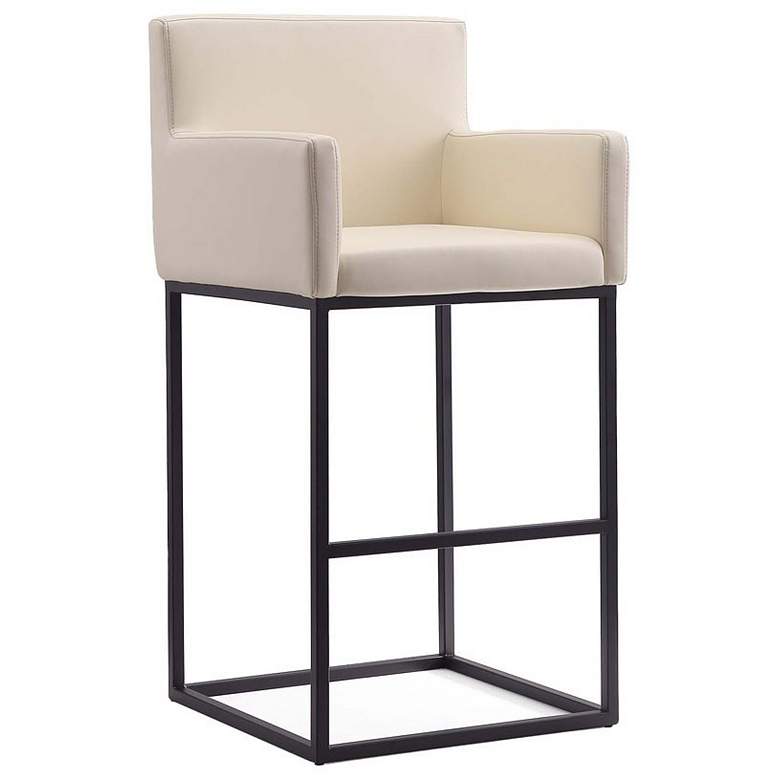 Image 1 Ambassador Barstool in Cream and Black
